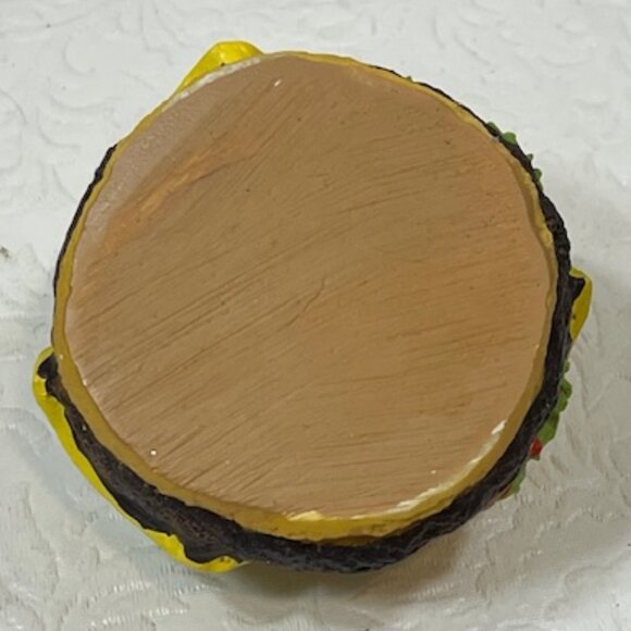 Cheeseburger Fast Food Sandwich Christmas Tree Hanging Ornament 2.5" - Picture 5 of 7